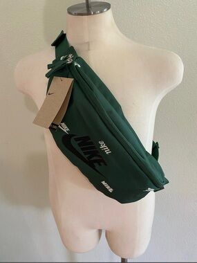 New mens womens Nike Dark Green Waist Sling Bag